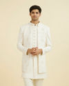 Cream Georgette Elegance Indo Western